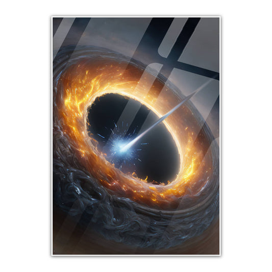 Black Hole Metal Poster   By Silly Vibe