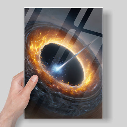 Black Hole Metal Poster   By Silly Vibe