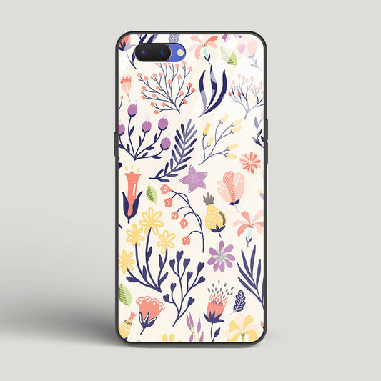 Botanical 01 - Oppo A3s Glass Gripper Case