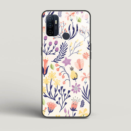 Botanical 01 - Oppo A53 Glass Gripper Case