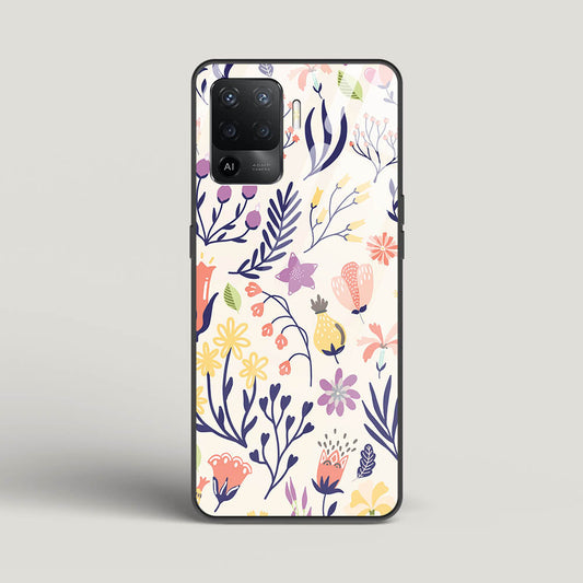 Botanical 01 - Oppo F19 Pro Glass Gripper Case