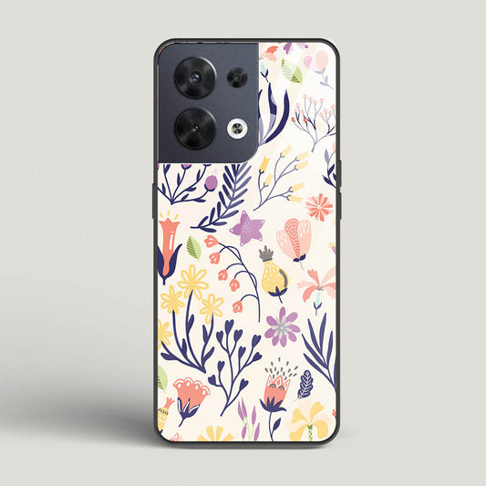 Botanical 01 - Oppo Reno 8 Glass Gripper Case