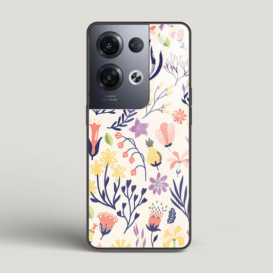 Botanical 01 - Oppo Reno 8 pro Glass Gripper Case