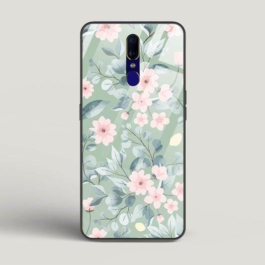 Botanical 02 - Oppo F11 Glass Gripper Case