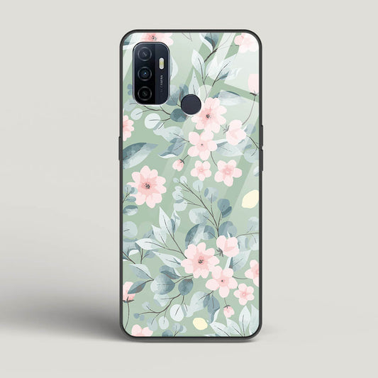 Botanical 02 - Oppo A53 Glass Gripper Case