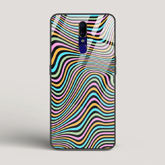 Color Lines - Oppo F11 Glass Case