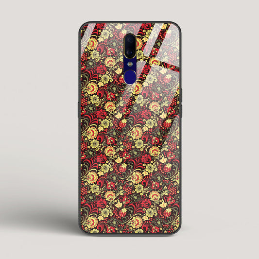 Russian Floral Pattern - Oppo F11 Glass Case