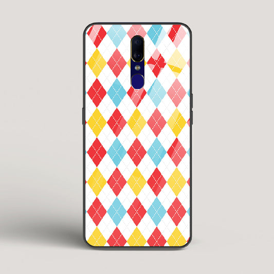 Argyle Checks - Oppo A9x Glass Case