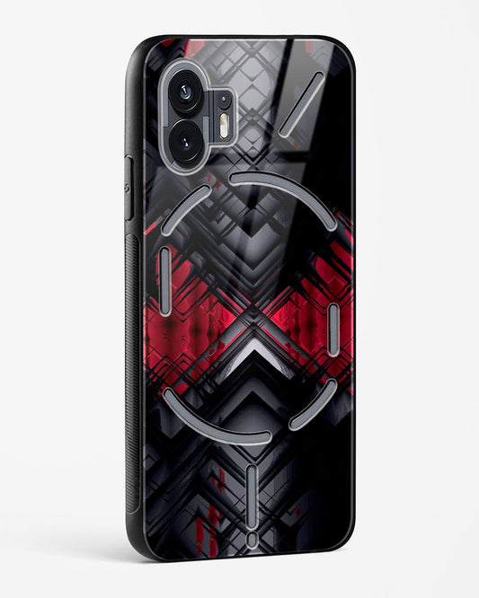 Red Eclipse - Nothing Phone 2 Glass Gripper Case