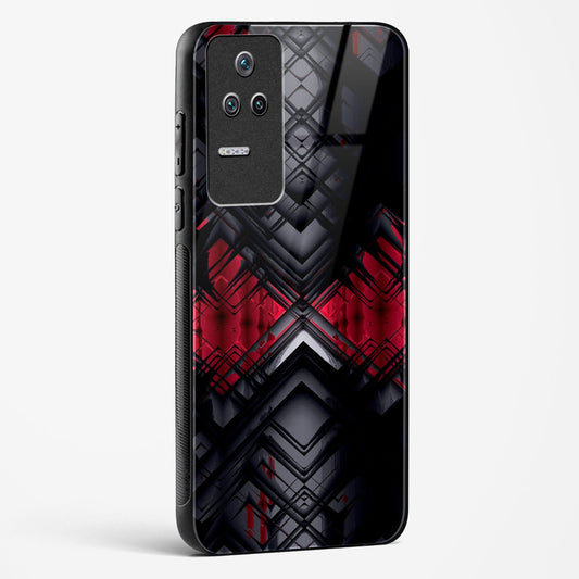 Red Eclipse - Redmi K40S Glass Gripper Case