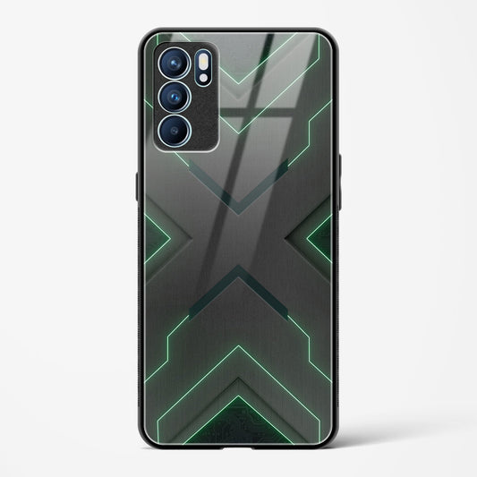 Green Horizon - Oppo Reno 6 Pro 5G Glass Gripper Case