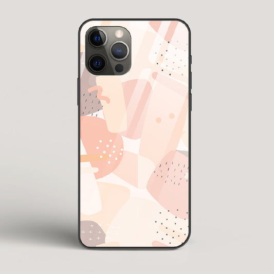 Abstract Shapes - iPhone 12 Pro Max Glass Case