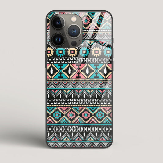 Triable pattern 03 - iPhone 13 Pro Max Glass Case