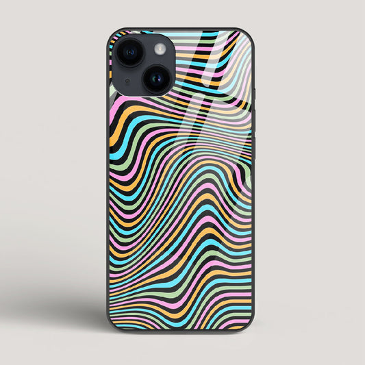 Color Lines - iPhone 15 Glass Case