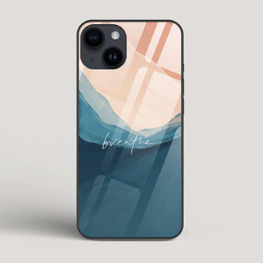 Pastel Breathe - iPhone 15 Glass Case