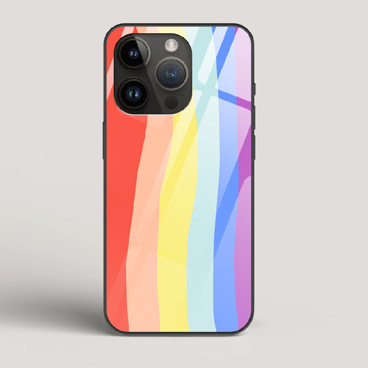 Rainbow - iPhone 15 Pro Glass Case