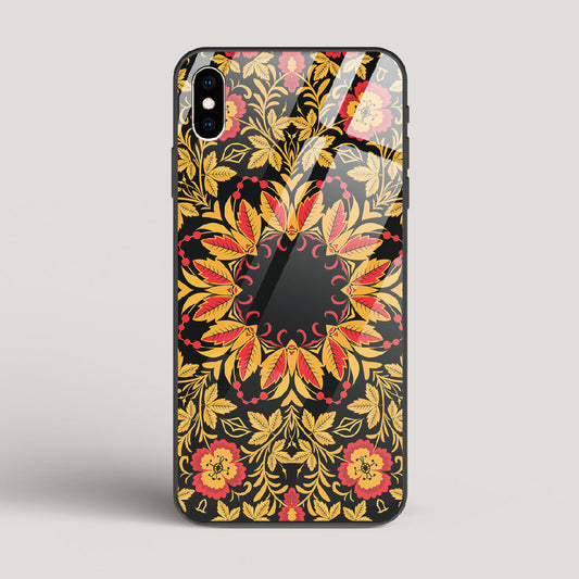 Khokhloma - iPhone XS Max Glass Case