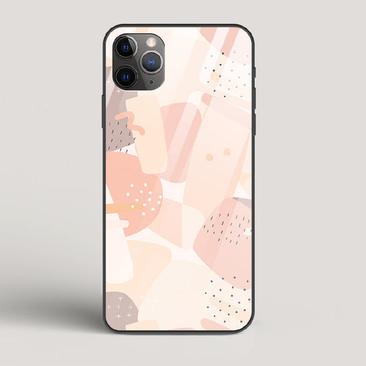 Abstract Shapes - iPhone 11 Pro Max Glass Case