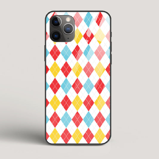 Argyle Checks - iPhone 11 Pro Glass Case