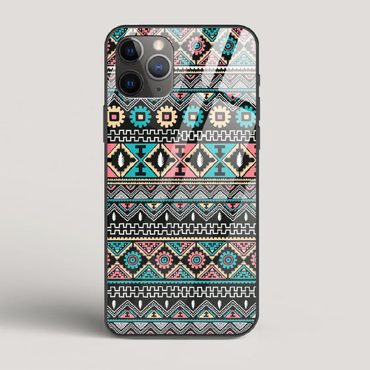 Triable pattern 03 - iPhone 11 Pro Glass Case