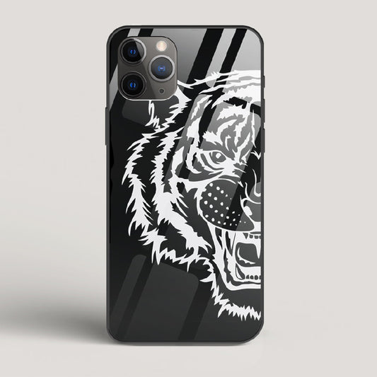 Tiger silhouette - iPhone 11 Pro Glass Case