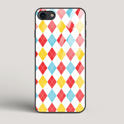 Argyle Checks - iPhone 7 Glass Case