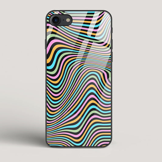 Color Lines - iPhone 7 Glass Case