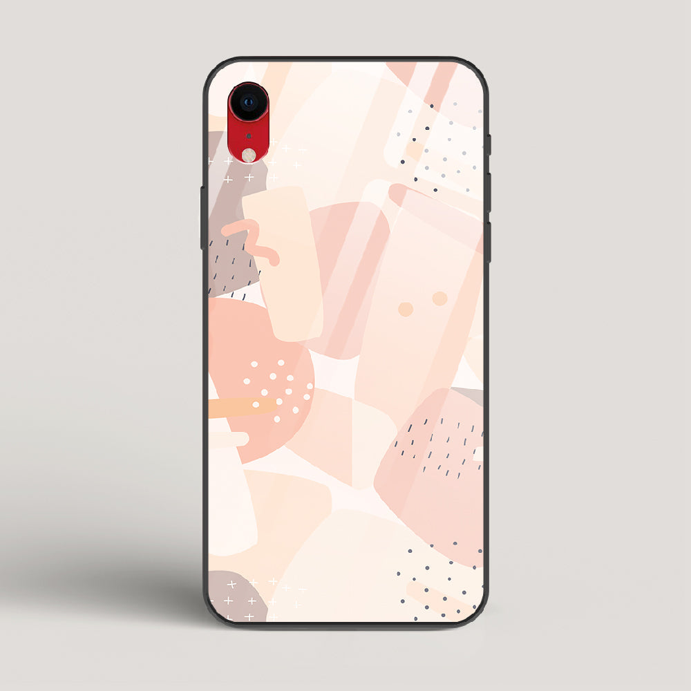 Abstract Shapes - iPhone XR Glass Case