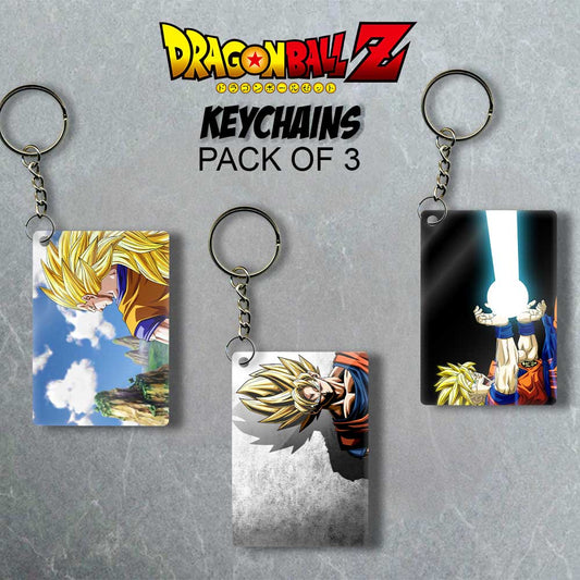 Kamehameha  - Tripple Anime Delight Keychain Set