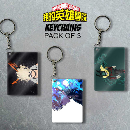 U.A. Power Trio - Tripple Anime Delight Keychain Set