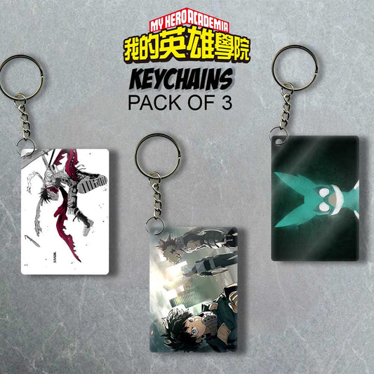 Budding Heroes - Tripple Anime Delight Keychain Set