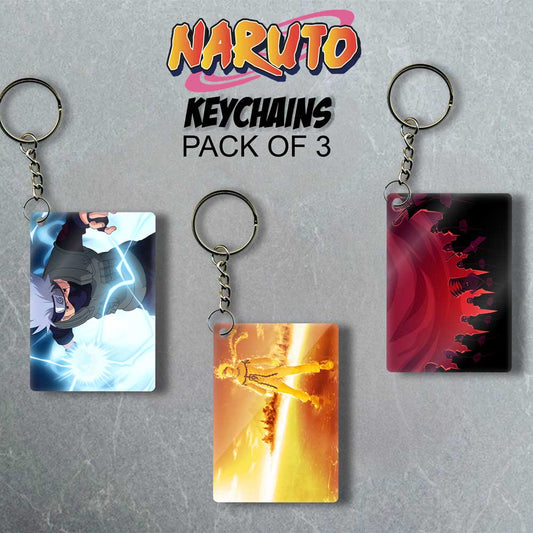 Great Ninja War - Tripple Anime Delight Keychain Set