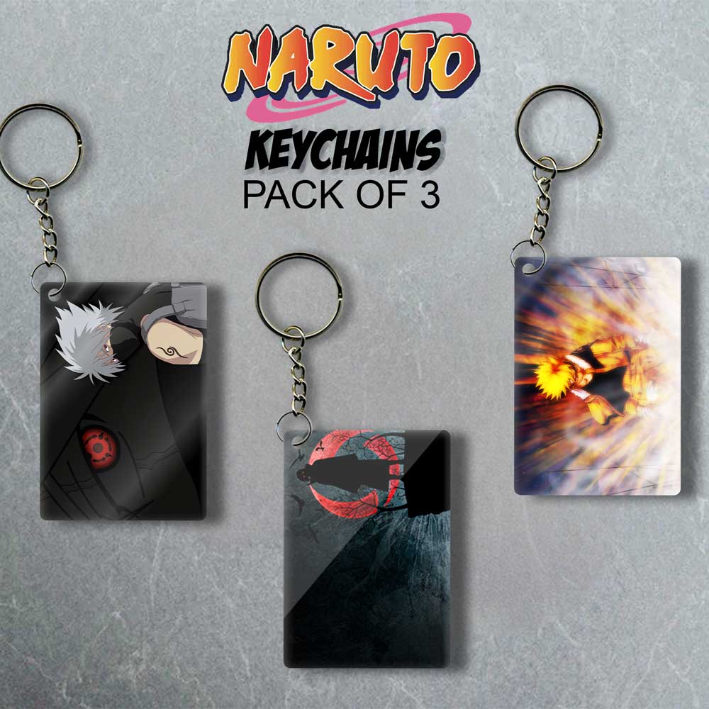 Naruto Origins - Tripple Anime Delight Keychain Set