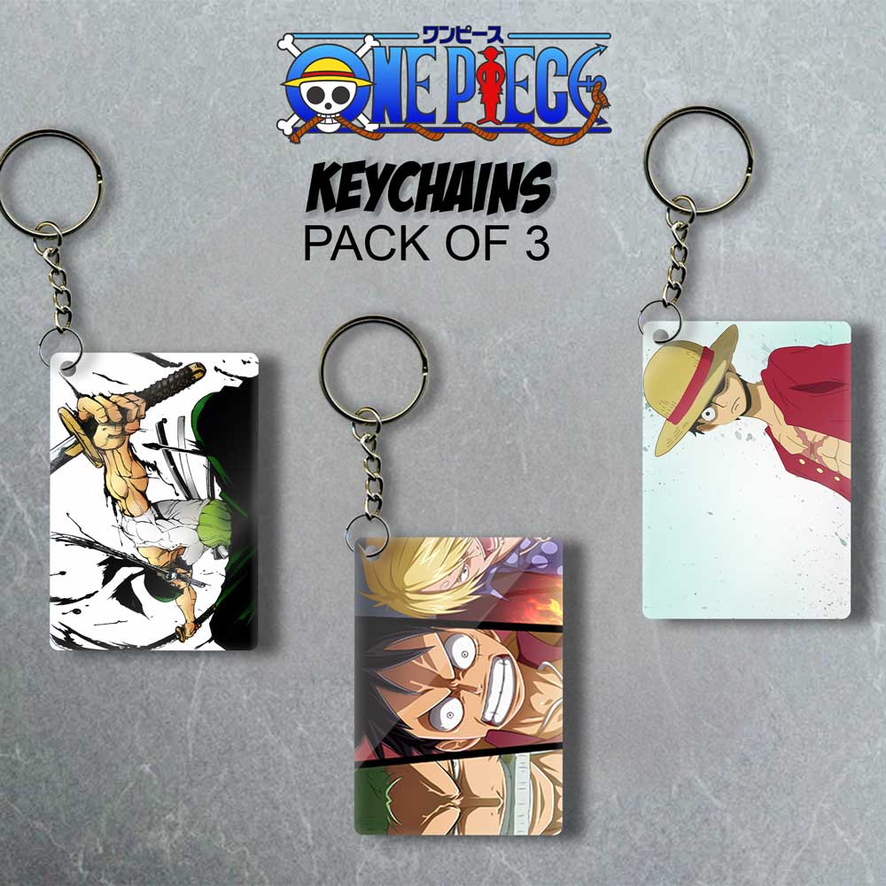 Monster Trio - Tripple Anime Delight Keychain Set