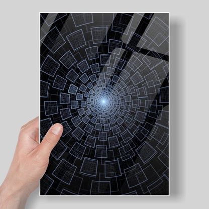 Motion Metal Poster   By Silly Vibe