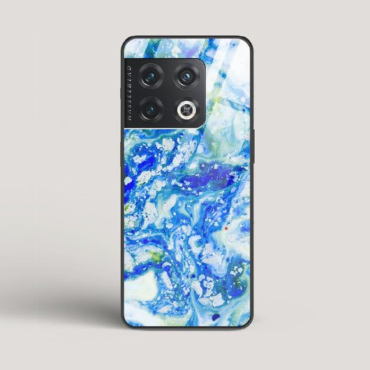 Blue Acid Marble - OnePlus 10 Pro Glass Case