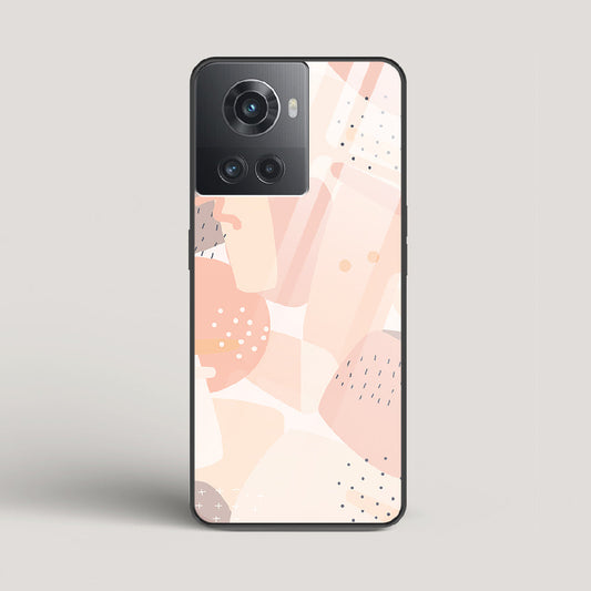 Abstract Shapes - OnePlus 10R Glass Case