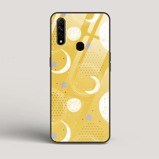 Pantone stars - Oppo A8 Glass Case