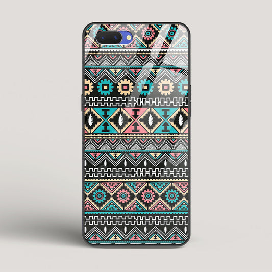 Triable pattern 03 - Oppo A5 Glass Case