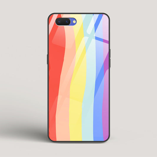 Rainbow - Oppo A3s Glass Case