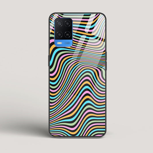 Color Lines - Oppo A54 Glass Case