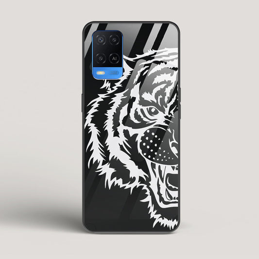 Tiger silhouette - Oppo A54 Glass Case