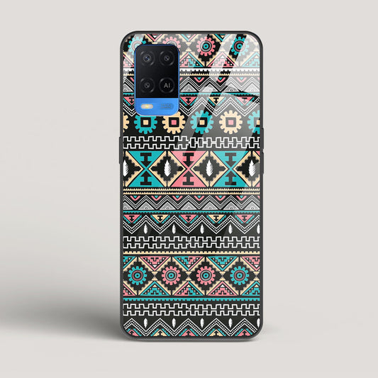 Triable pattern 03 - Oppo A54 Glass Case