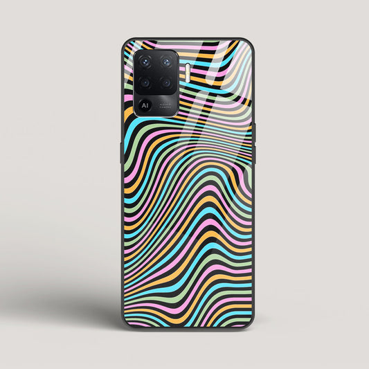 Color Lines - Oppo F19 Pro Glass Case