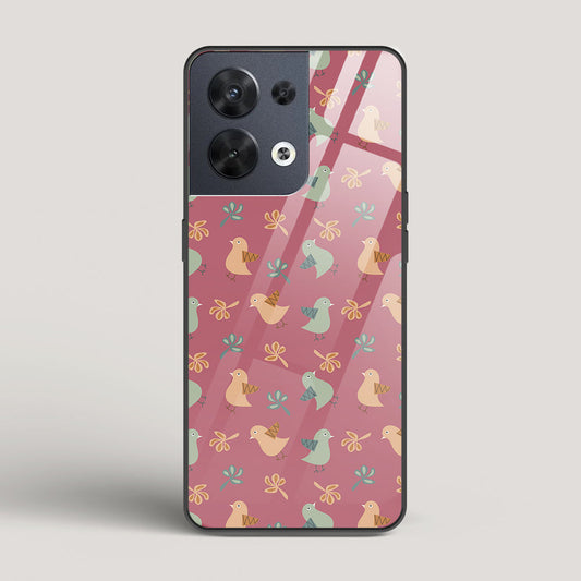 Robins - Oppo Reno 8 Glass Case