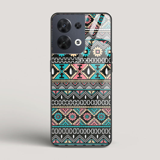 Triable pattern 03 - Oppo Reno 8 Glass Case