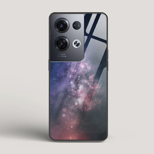 Black And Blue Nebula - Oppo Reno 8 Pro Glass Case