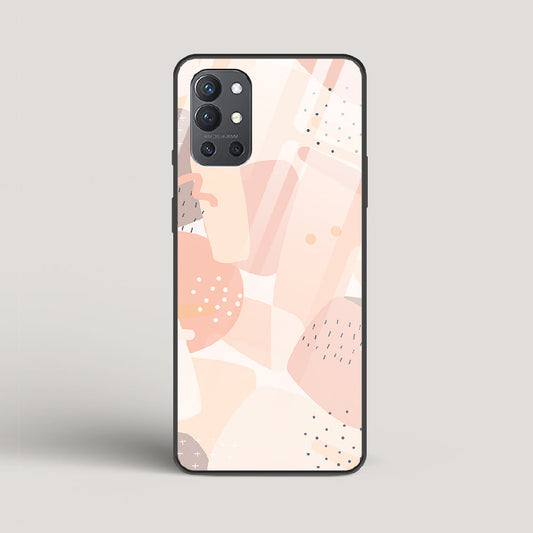 Abstract Shapes - OnePlus 9R Glass Case