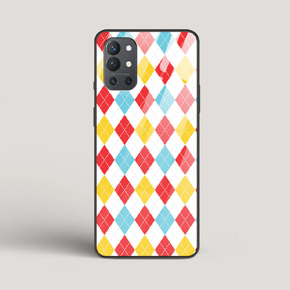 Argyle Checks - OnePlus 9R Glass Case