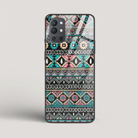 Triable pattern 03 - OnePlus 9R Glass Case